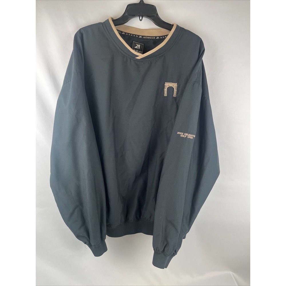 2003 Delbarton Golf Open Ahead Authentics XL Pull Over Jacket Long Sleeve